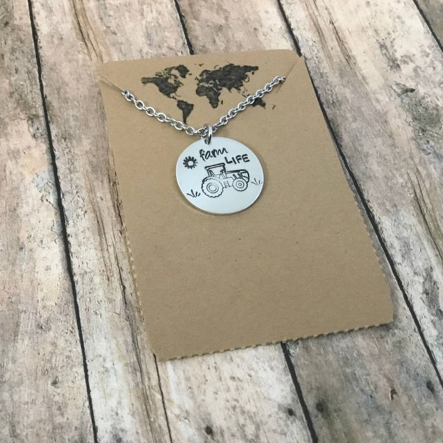 Farm Life Tractor pendant
