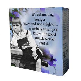 680 Lover Not Fighter Mini Canvas