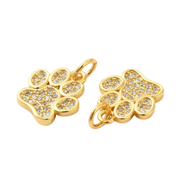 Love, Paige Designs - Paw Print Charm