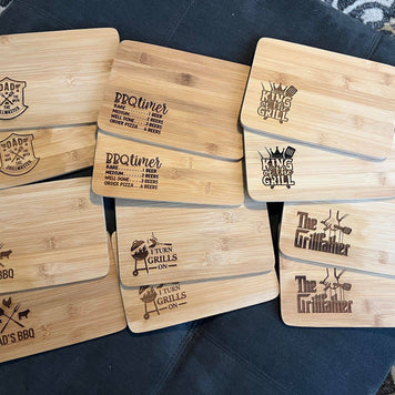 Grilling Themed Bamboo Cutting Boards