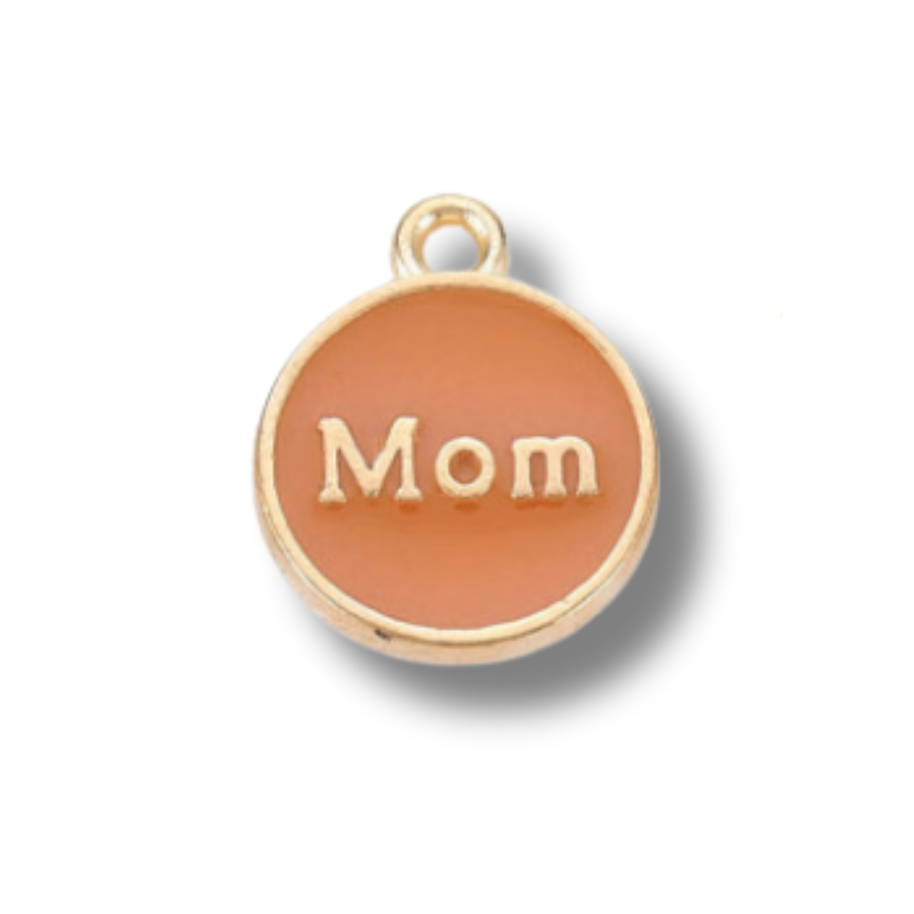 Love, Paige Designs - Mom Charm: Hot Pink