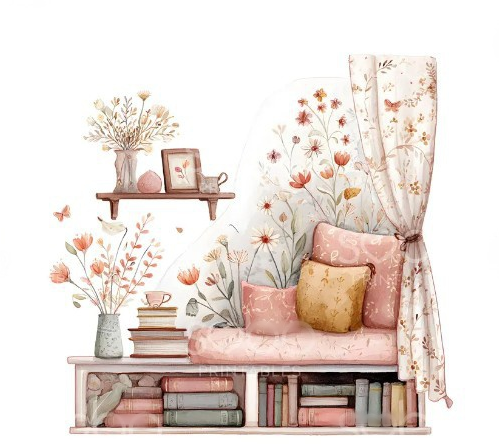 Cozy Book Corner DIY Painting Kit
