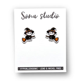 Witchy Kitty Earrings