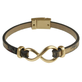 Origin Jewelry - Infinity Symbol Bracelets with Magnetic Clasp: Kc Gold/ Champagne