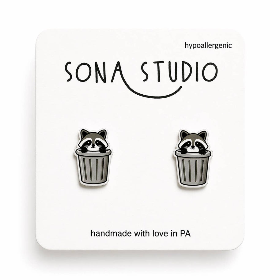 Trash Panda Earrings