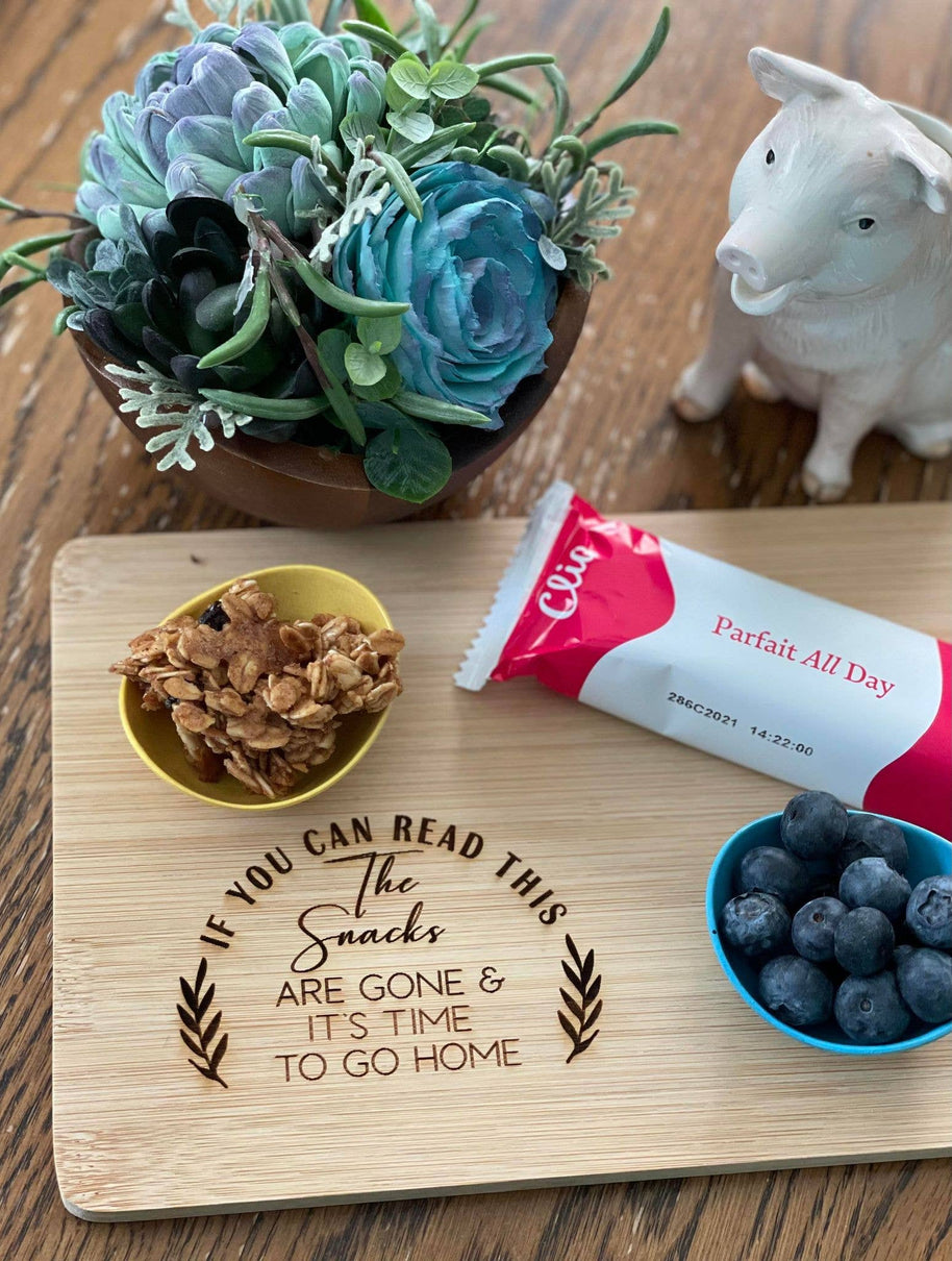 The Snacks Are Gone Small Charcuterie Board