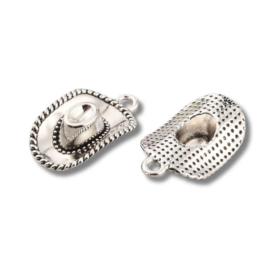 Love, Paige Designs - Cowboy Hat Silver Charm
