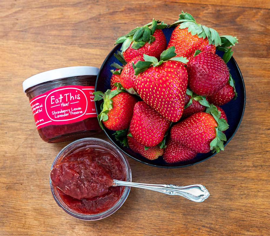 Strawberry Lemon Lavender Preserve