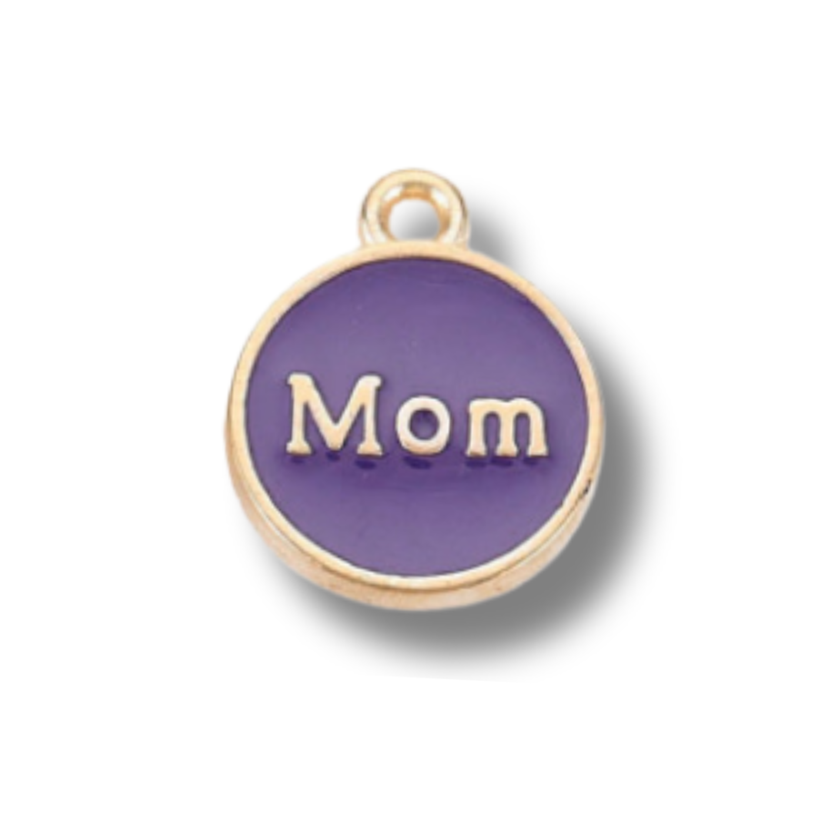 Love, Paige Designs - Mom Charm: Hot Pink