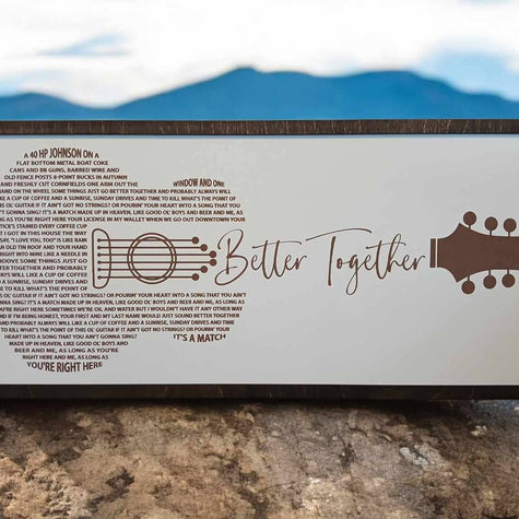 Luke Combs , Laser Engraved Framed Print