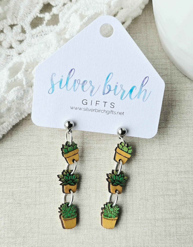 Succulent Charm Earrings