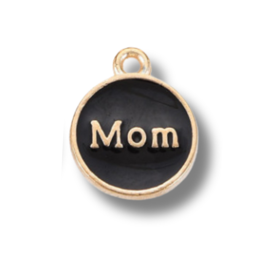 Love, Paige Designs - Mom Charm: Hot Pink