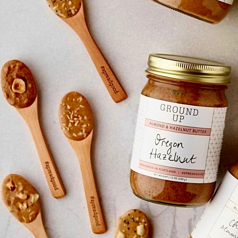 GROUND UP Chunky Hazelnut & Almond Butter (formerly Oregon Hazelnut)