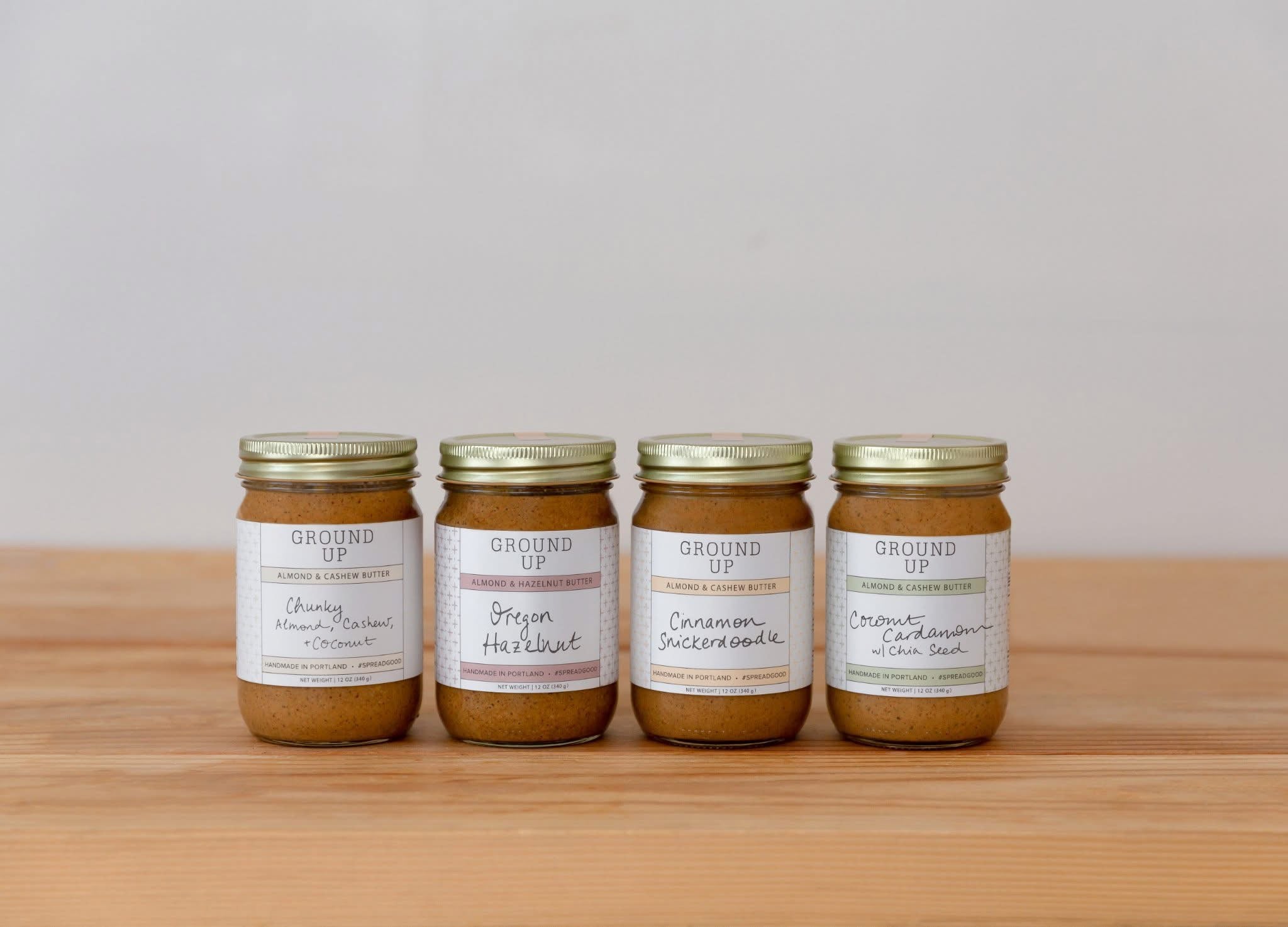 GROUND UP Triple Nut Crunch with Almond, Cashew & Coconut Butter