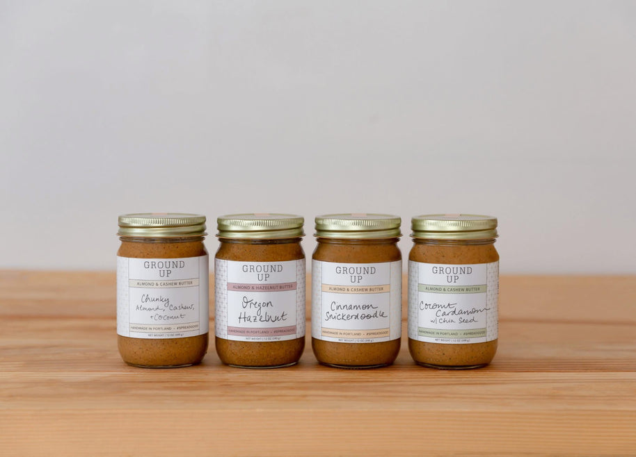 GROUND UP Triple Nut Crunch with Almond, Cashew & Coconut Butter