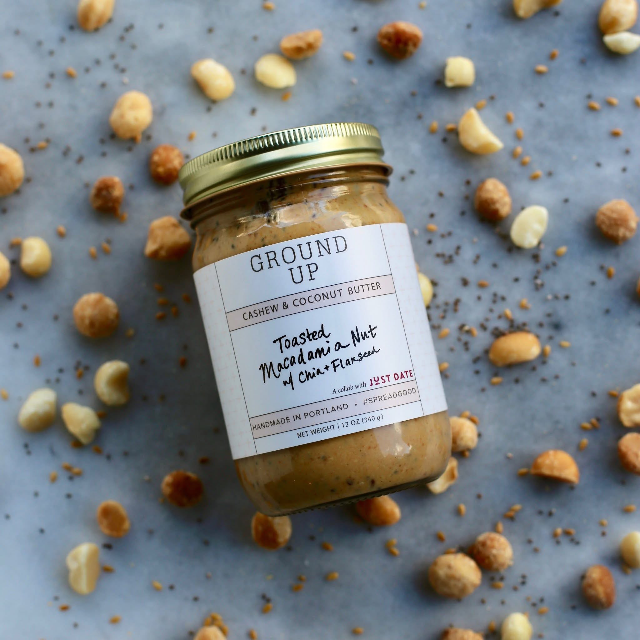 GROUND UP Toasted Macadamia Nut & Cashew Butter
