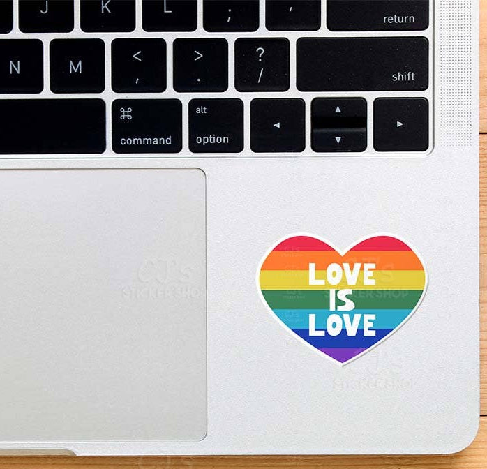 Love Is Love Hearts Sticker: 3