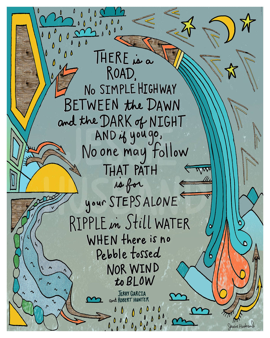 Ripple, Jerry Garcia, Robert Hunter, Grateful Dead Lyrics - jessie husband