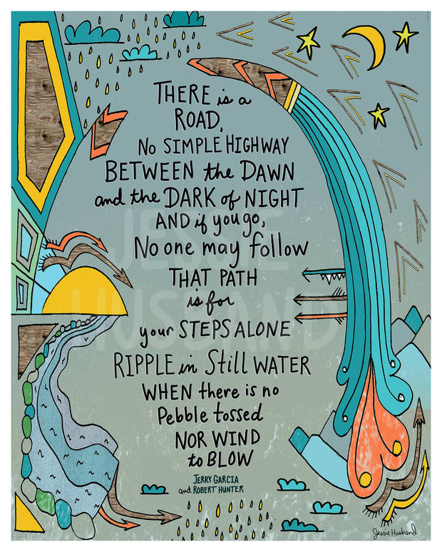 Ripple, Jerry Garcia, Robert Hunter, Grateful Dead Lyrics - jessie husband