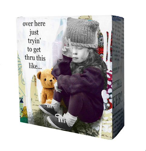 372 Get Thru This Mini Canvas