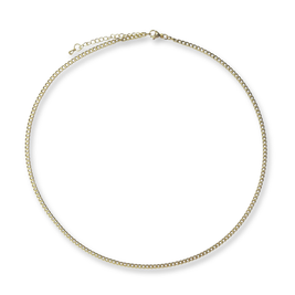 Love, Paige Designs - Curb Gold Chain Necklace: 18