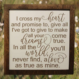 Cross my heart, George Strait