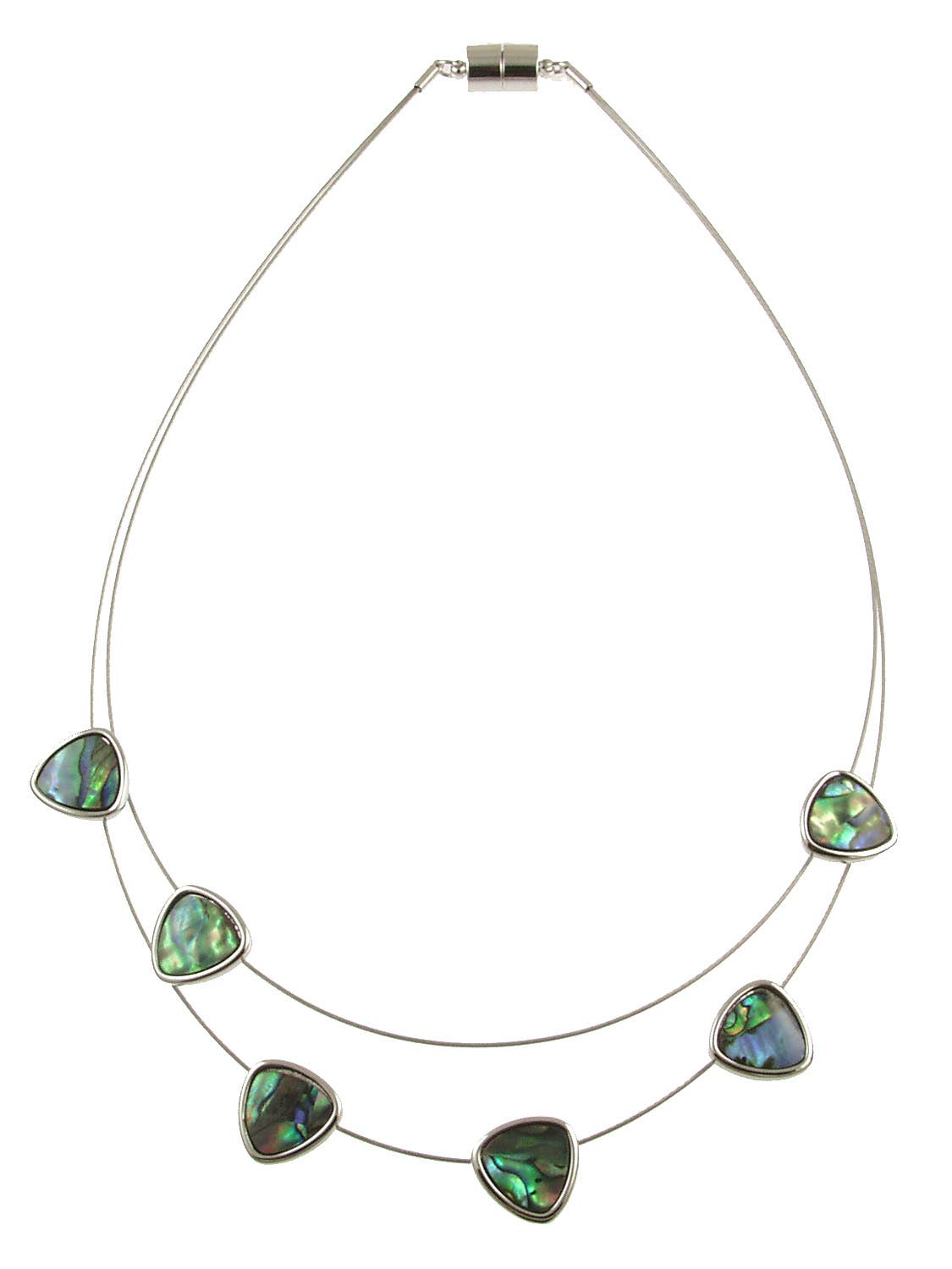 Paua Shell Floating Necklace