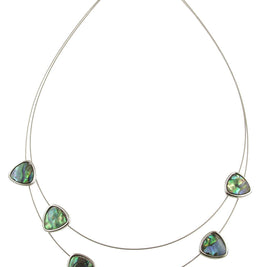 Paua Shell Floating Necklace