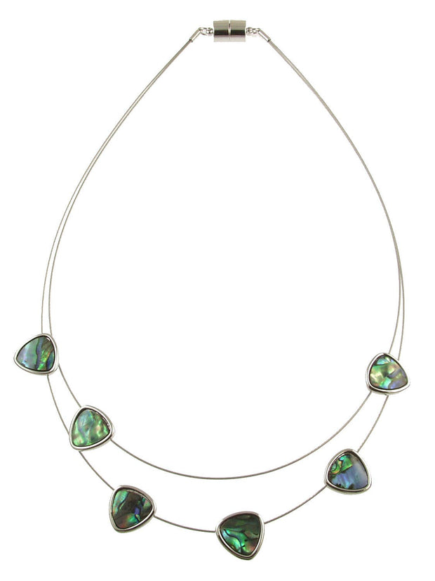 Paua Shell Floating Necklace