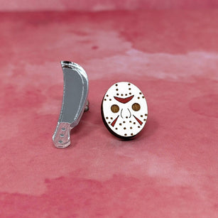 80s Slasher Horror Stud Earrings – Halloween Movie Gift