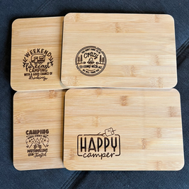 Camping Themed Small Cutting Boards