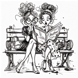 Ladies on Bench DIY Painting Art Kit