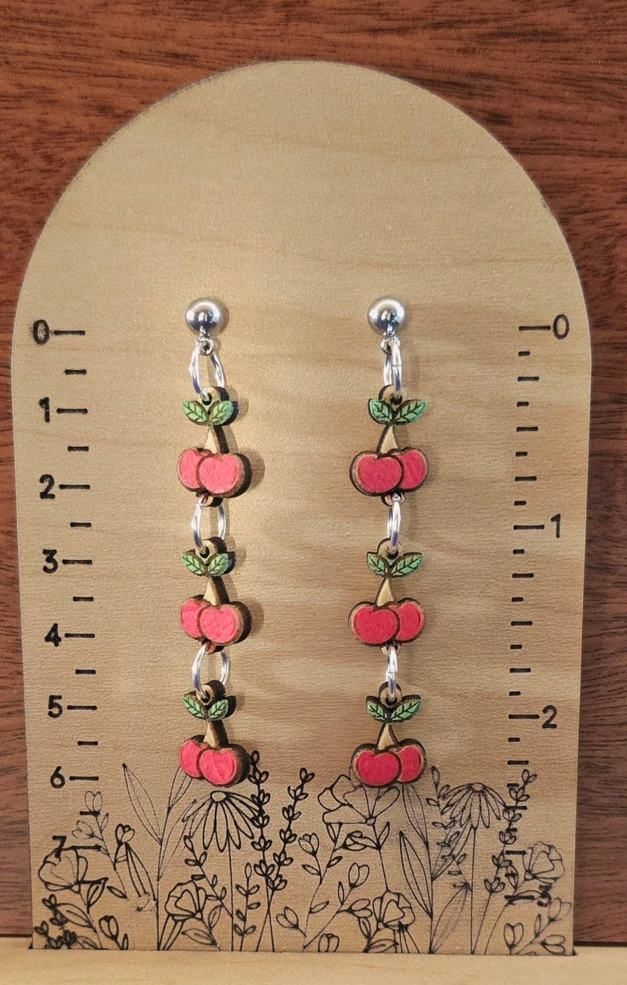 Charming Cherry Dangle Earring