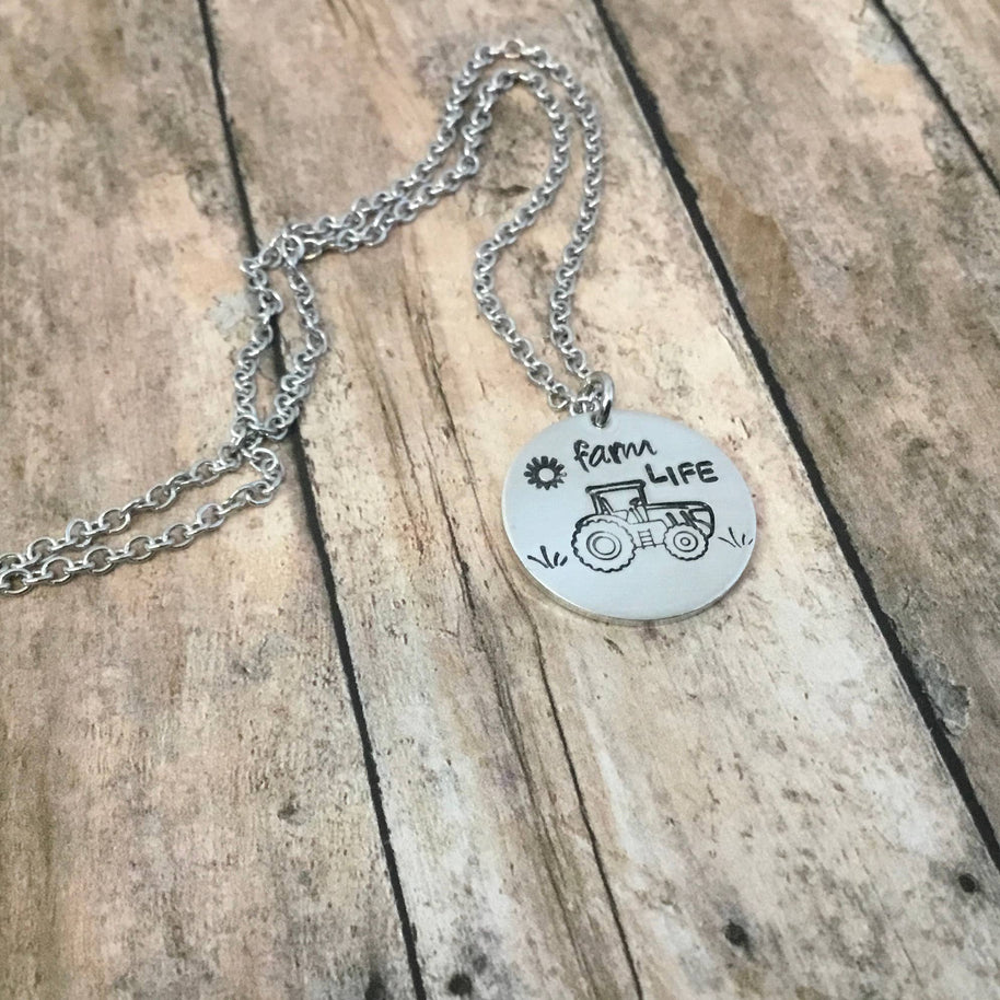 Farm Life Tractor pendant