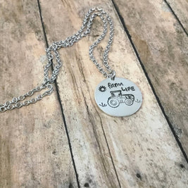 Farm Life Tractor pendant