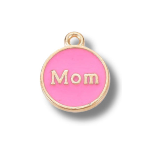 Love, Paige Designs - Mom Charm: Light Pink