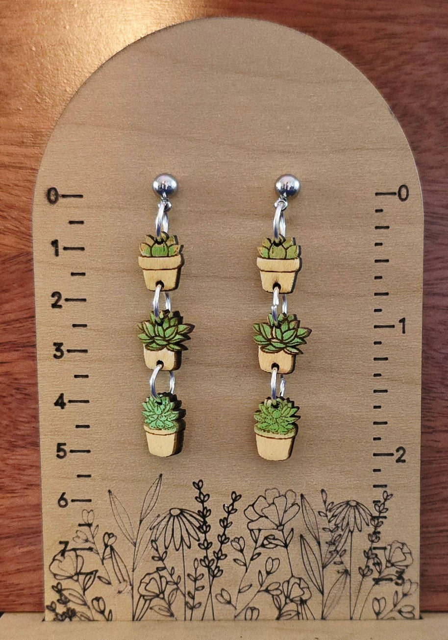 Succulent Charm Earrings