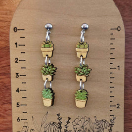 Succulent Charm Earrings