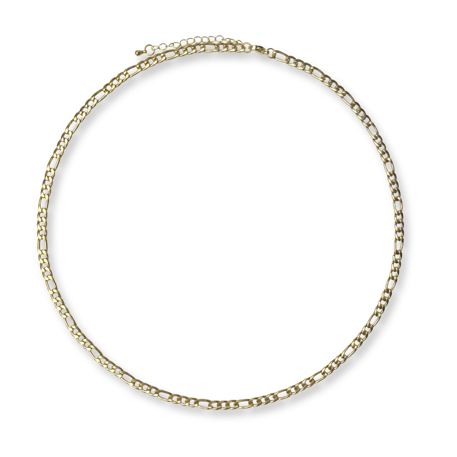 Love, Paige Designs - Figaro Gold Chain Necklace: 18