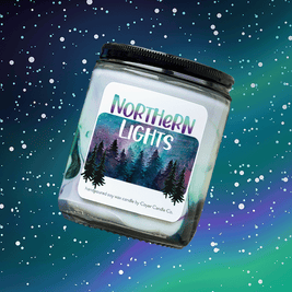 9 oz Jar Candle - Northern Lights Swirled Candle