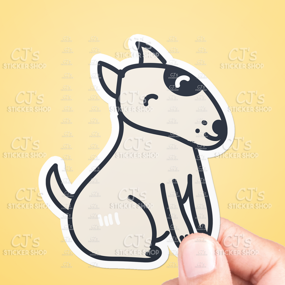 Dog Doodle #6 Sticker Vinyl Decal: 3"
