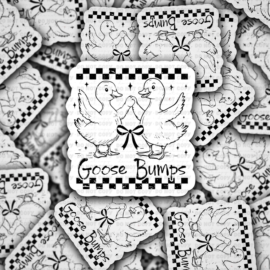 DC 1890 - Goose bumps Die Cut Sticker