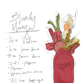 Bloody Mary Print