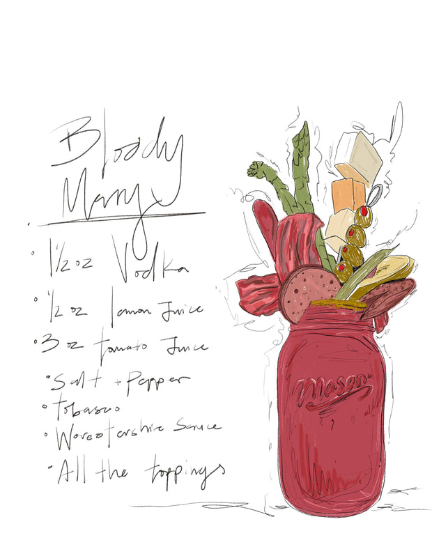 Bloody Mary Print
