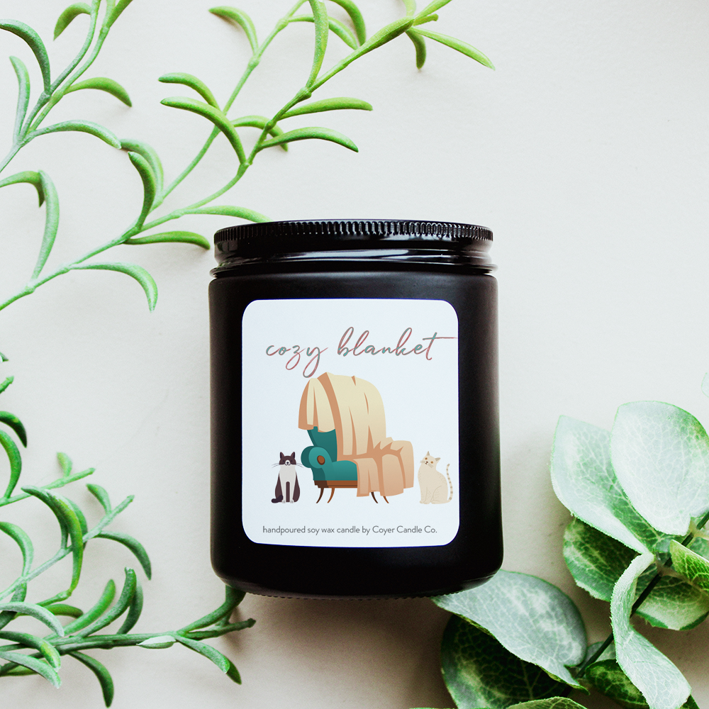9 oz Jar Candle - Cozy Blanket