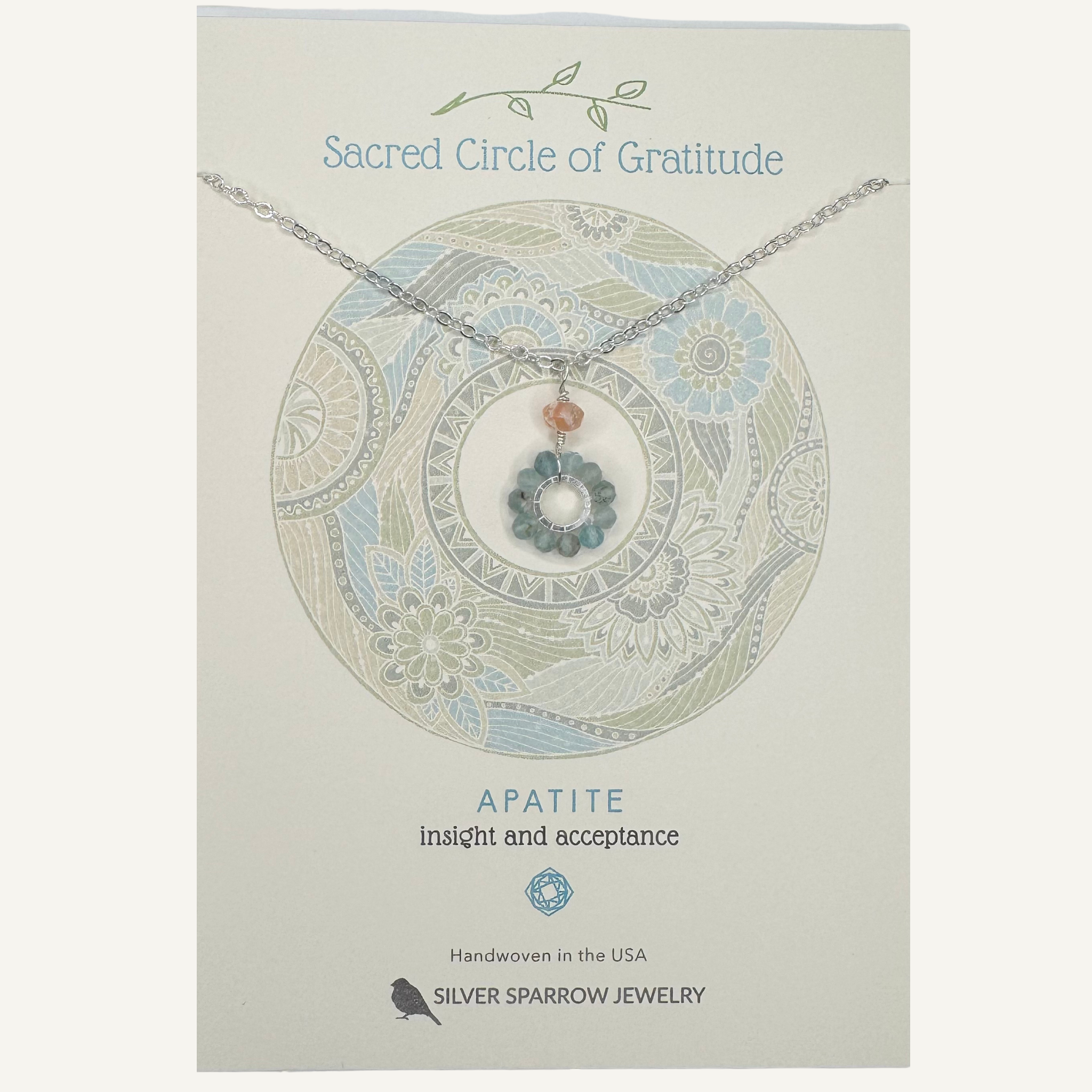 Silver Necklace -         Sacred Circle of Gratitude