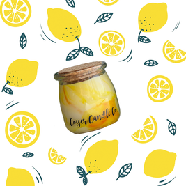 5 oz Studio Jar Candle - Sunburst Lemon Bars Swirled Candle 🍋