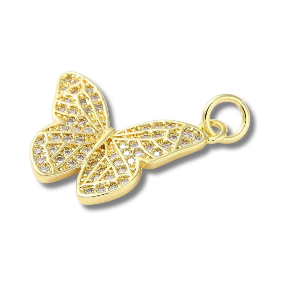 Love, Paige Designs - Butterfly Gold Charm